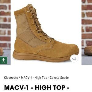 GoRuck MACV1 Suede Boots (Men’s Size 10, Coyote) Good Used Condition